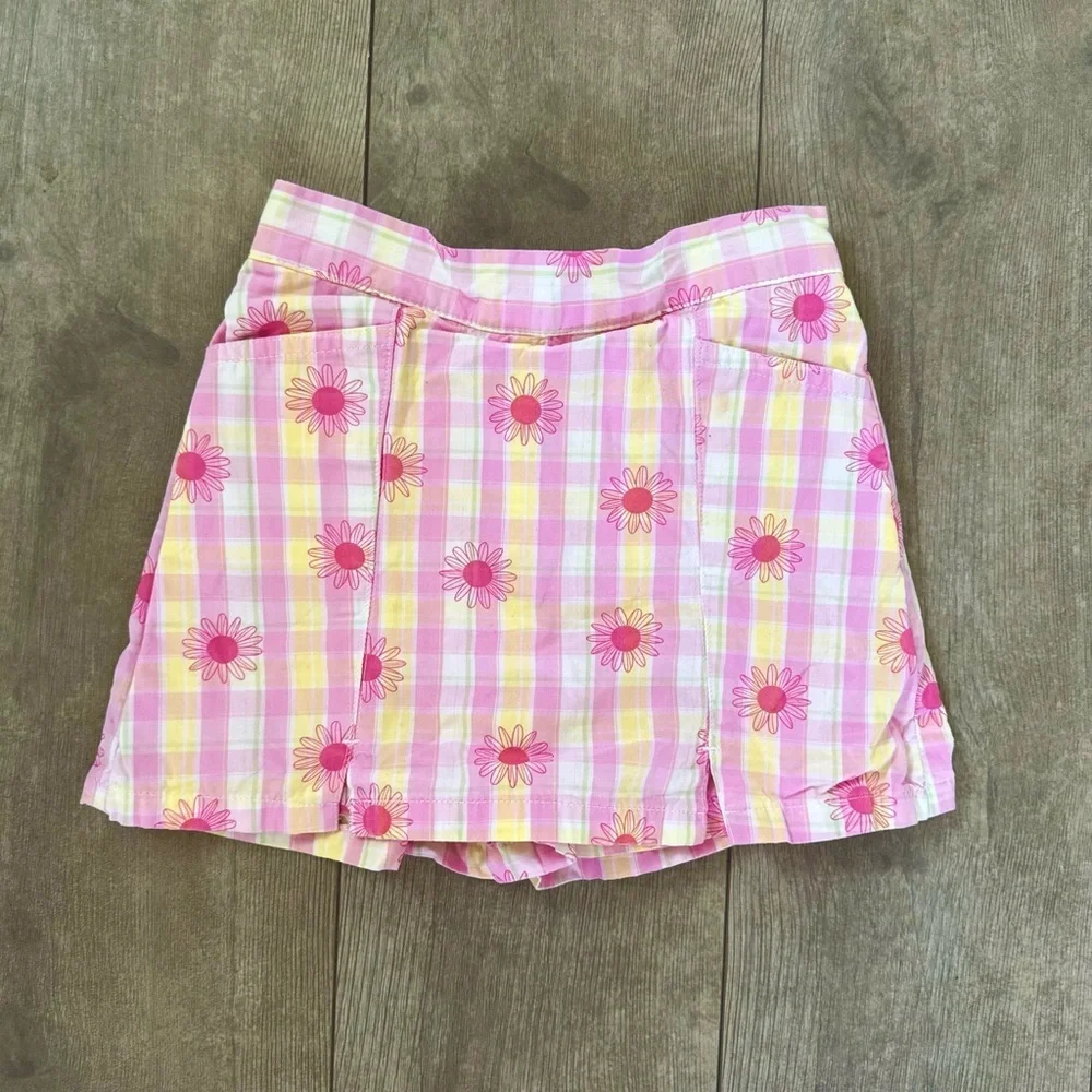 Vintage Carter’s Floral Plaid Girly Skort 4T